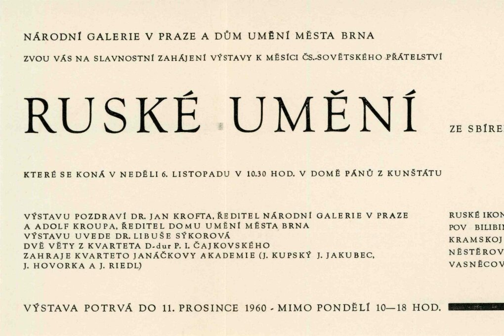Ruské umění ze sbírek NG v Praze